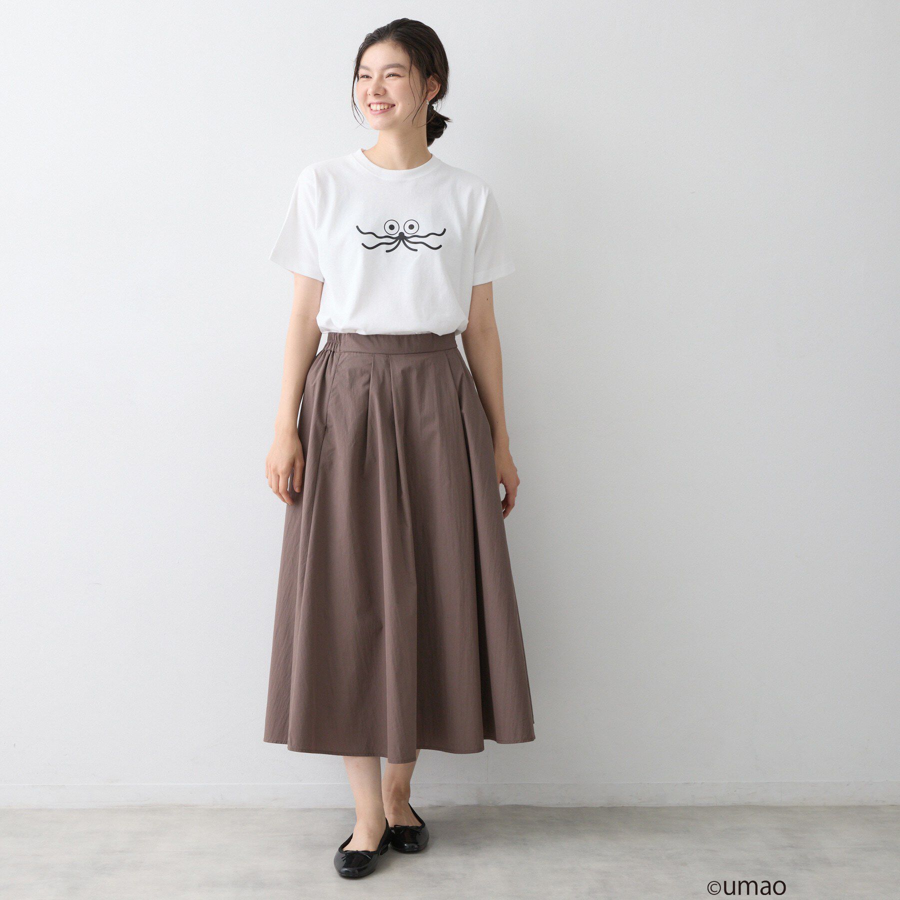 Dessin「UMAO&times;Dessinコラボ プリントキャットフェイスT」|Tシャツ・カットソー|