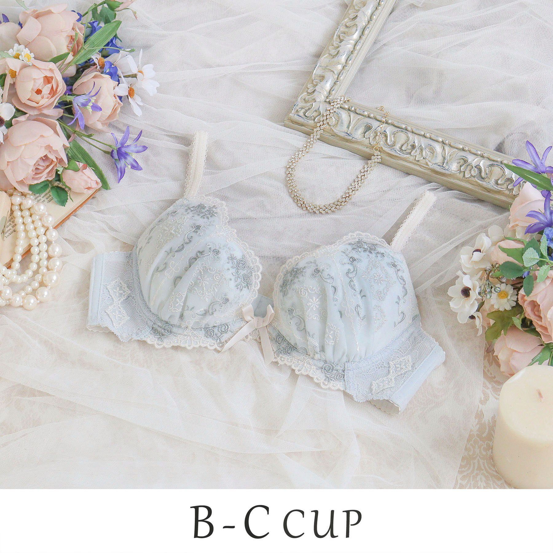 Risa Magli「ブライア ブラジャー （B－C） ＜リサマリミラクル谷間ブラ＞」|インナー|ブルー(092)