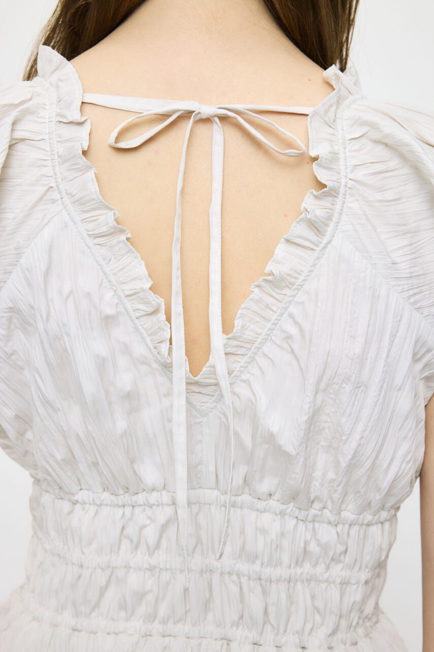 MOUSSY「WRINKLE RUFFLE SLEEVE ブラウス」|シャツ・ブラウス|