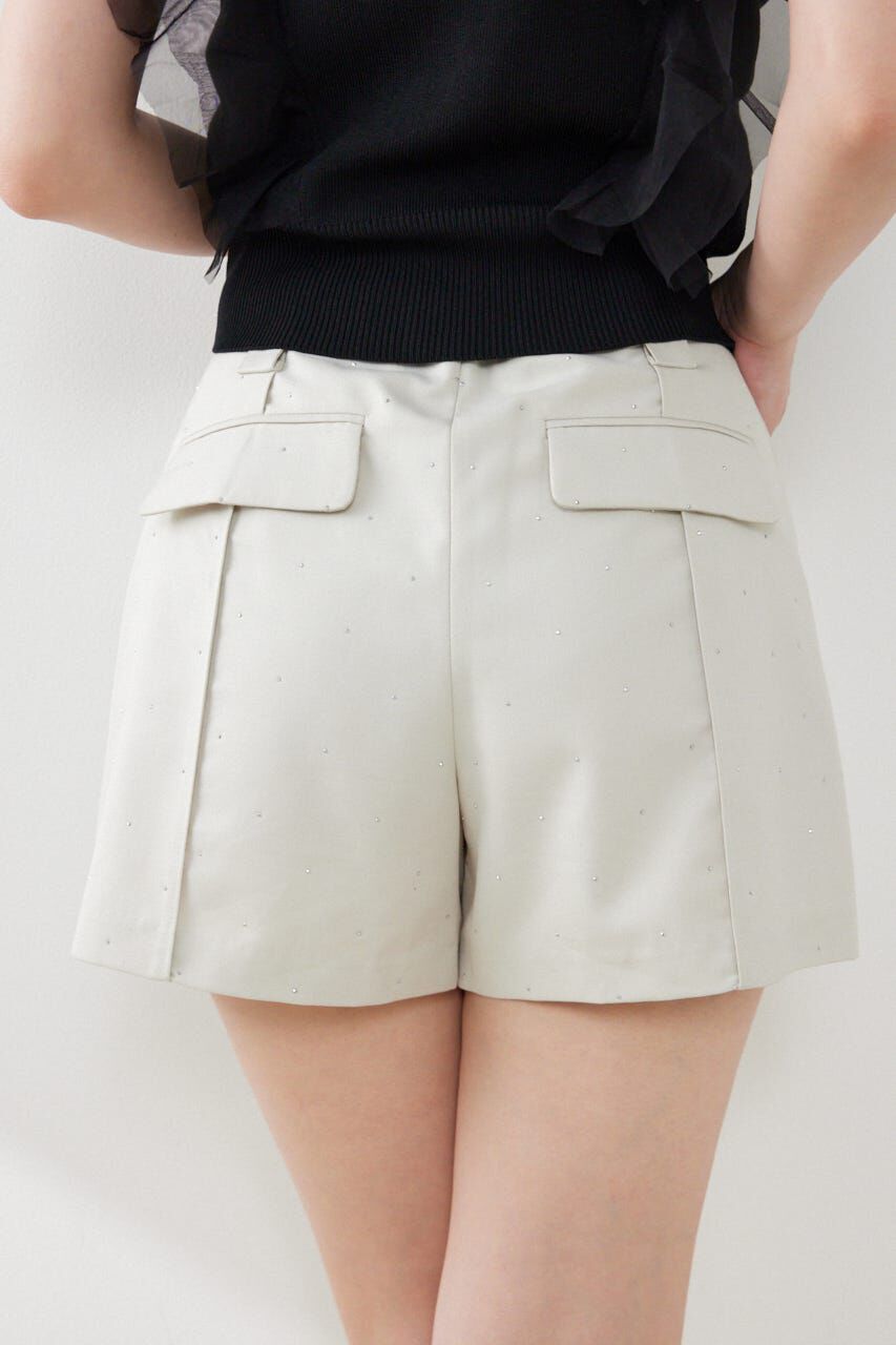 rienda「ベルト付きピンタックショートパンツ」|その他|