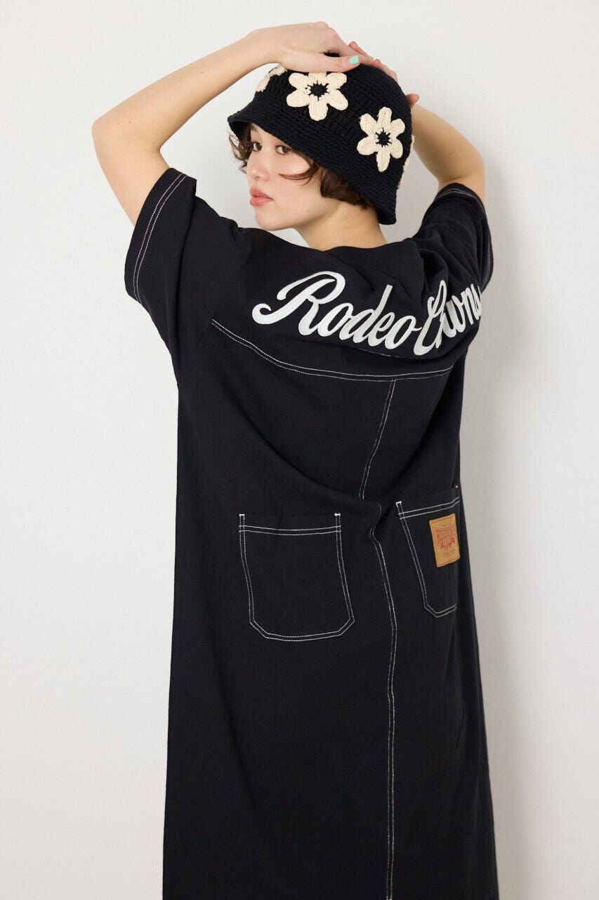 RODEO CROWNS「ハーフスリーブステッチワンピース」|ワンピース|