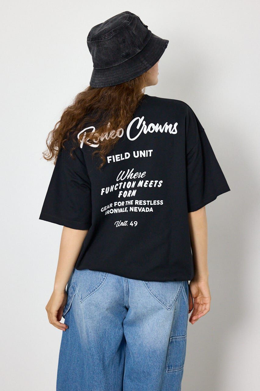 RODEO CROWNS「ロゴワイドカットトップス」|Tシャツ・カットソー|
