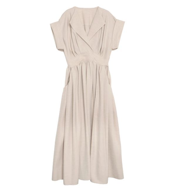 ELENDEEK「OPEN COLLAR SHIRT OP」|ワンピース|