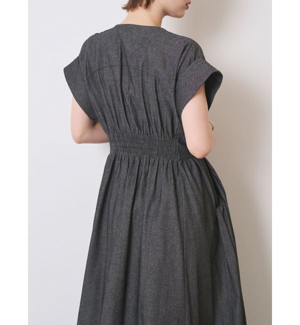 ELENDEEK「OPEN COLLAR SHIRT OP」|ワンピース|