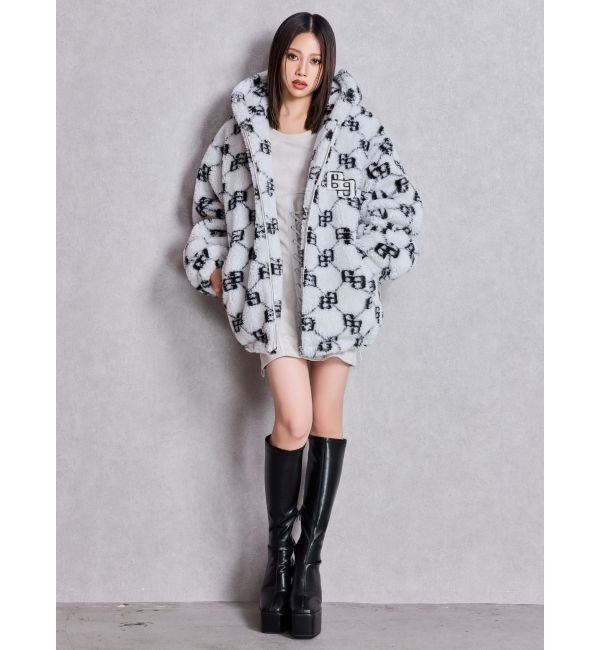 GYDA「ストレッチチャンキーブーツ」|ロングブーツ|