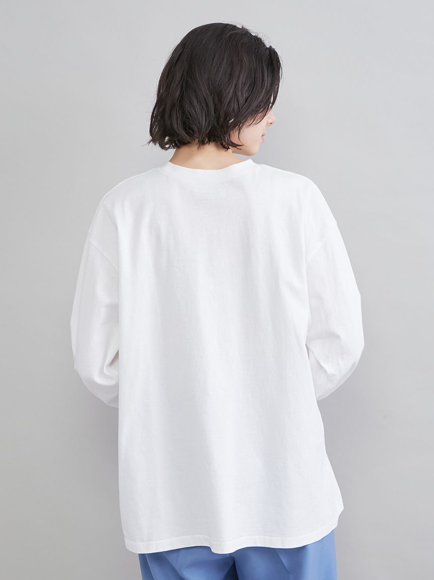 Mila Owen「３段ロゴグラフィックロングＴシャツシャツ」|Tシャツ・カットソー|