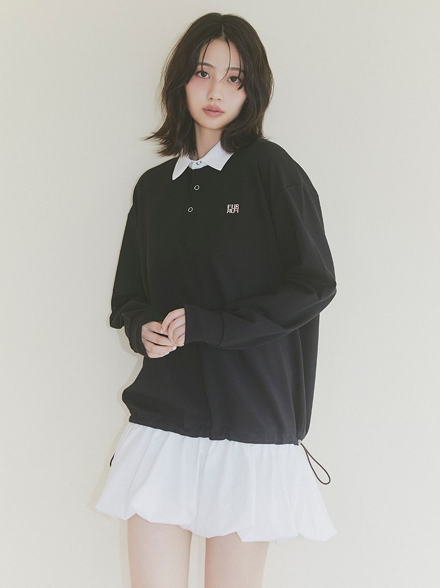 FURFUR「【WEB限定カラー】ドッキングラガースウェットワンピース」|ワンピース|BLK