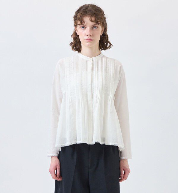 MACKINTOSH PHILOSOPHY「【WEB&一部店舗限定】コットンシルクレースブラウス」|シャツ・ブラウス|