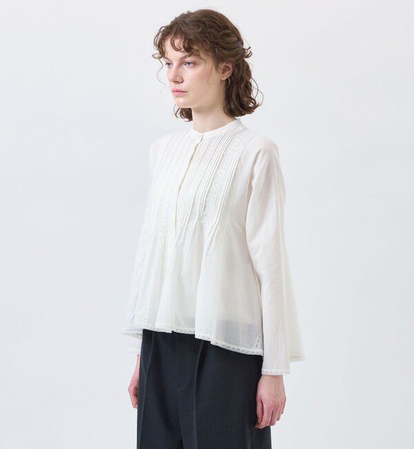 MACKINTOSH PHILOSOPHY「【WEB&一部店舗限定】コットンシルクレースブラウス」|シャツ・ブラウス|