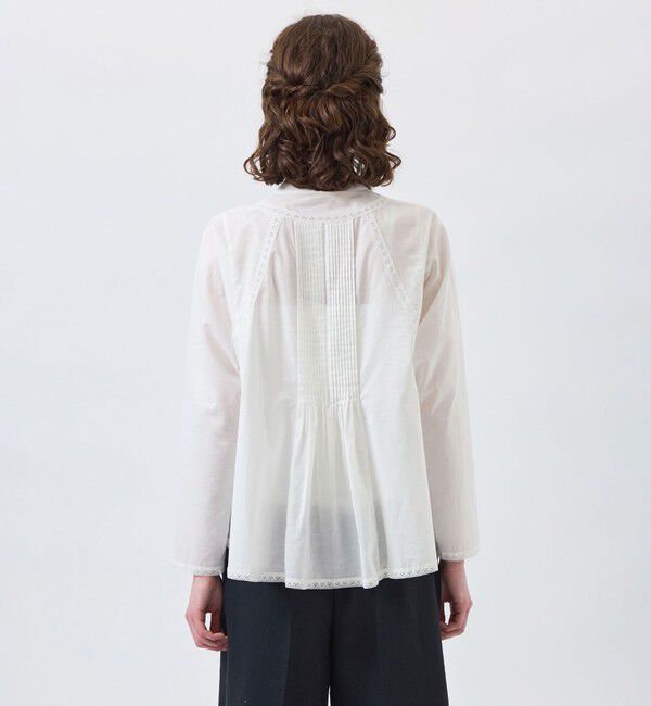 MACKINTOSH PHILOSOPHY「【WEB&一部店舗限定】コットンシルクレースブラウス」|シャツ・ブラウス|