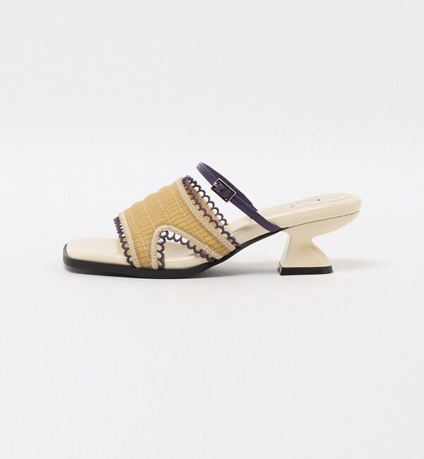 ODETTE E ODILE「＜SY＞シースルーギャザー サンダル50&uarr;」|サンダル|BEIGE