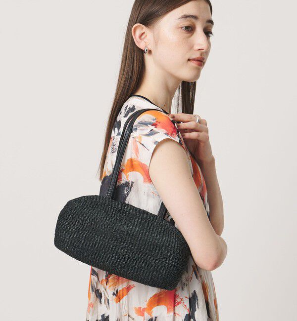 UNITED ARROWS「アバカ コクーン バッグ」|かごバッグ|