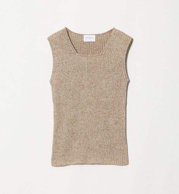 UNITED ARROWS「ノースリーブ カラー ニット ‐ウォッシャブル‐」|ニット・セーター|