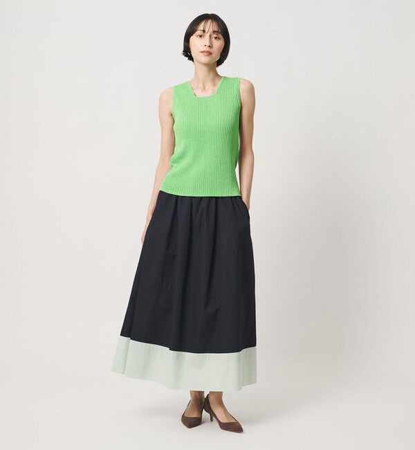 UNITED ARROWS「ノースリーブ カラー ニット ‐ウォッシャブル‐」|ニット・セーター|