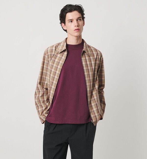 UNITED ARROWS「オータム チェック ジップブルゾン」|その他|
