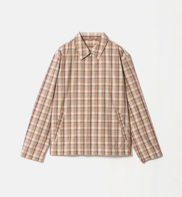 UNITED ARROWS「オータム チェック ジップブルゾン」|その他|