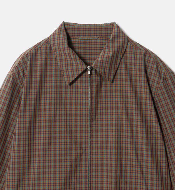 UNITED ARROWS「オータム チェック ジップブルゾン」|その他|