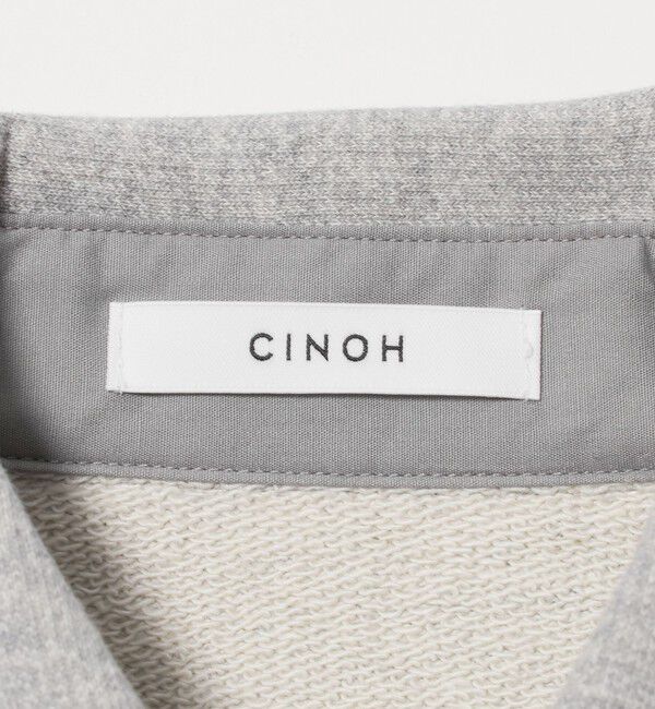 UNITED ARROWS「【別注】＜CINOH＞パールモチーフ スウェット ポロシャツ」|スウェット・ジャージ|
