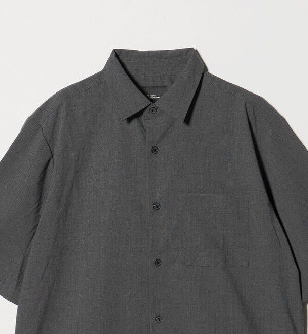 UNITED ARROWS green label relaxing「【WEB限定】JUST fit ウールライク 半袖 シャツ」|シャツ・ブラウス|