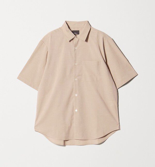 UNITED ARROWS green label relaxing「【WEB限定】JUST fit ウールライク 半袖 シャツ」|シャツ・ブラウス|