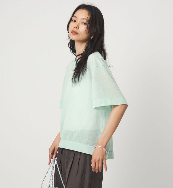 UNITED ARROWS green label relaxing「シアー メッシュ クルーネック プルオーバー カットソー」|Tシャツ・カットソー|