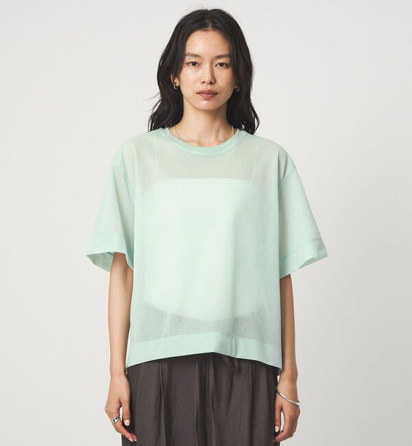 UNITED ARROWS green label relaxing「シアー メッシュ クルーネック プルオーバー カットソー」|Tシャツ・カットソー|