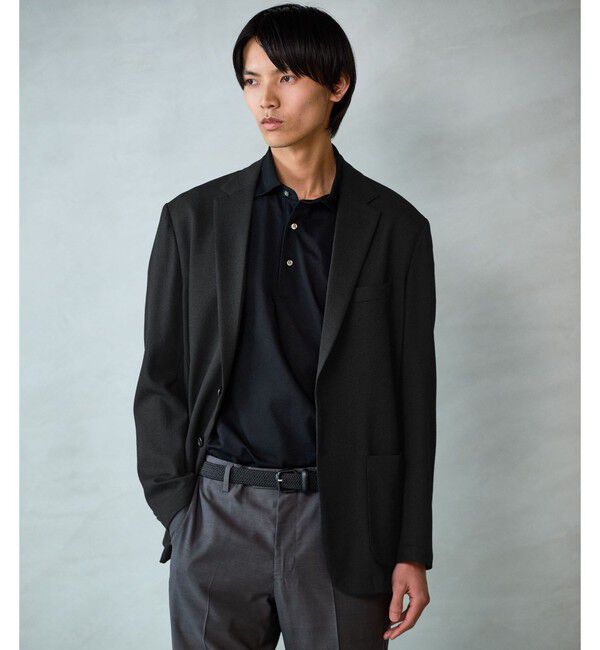 UNITED ARROWS green label relaxing「A+ air Pメッシュ L/STD 2P ジャケット -ウォッシャブル・ストレッチ・通気性-」|テーラードジャケット|