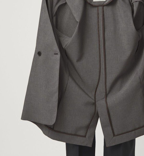UNITED ARROWS green label relaxing「［size SHORT/TALLあり］トリアセ ノーラペル ジャケット 」|ノーカラージャケット|