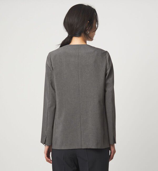 UNITED ARROWS green label relaxing「［size SHORT/TALLあり］トリアセ ノーラペル ジャケット 」|ノーカラージャケット|