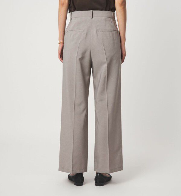 UNITED ARROWS green label relaxing「［size SHORT/TALLあり］トリアセ ワイドストレート パンツ」|スラックス|