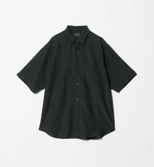UNITED ARROWS green label relaxing「シアー ギンガムチェック ジャストルーズ 半袖 シャツ」|シャツ・ブラウス|