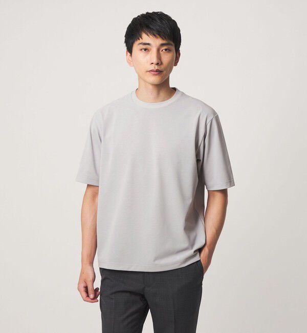 UNITED ARROWS green label relaxing「アイスコットン カノコ クルーネック カットソー -接触冷感-」|Tシャツ・カットソー|