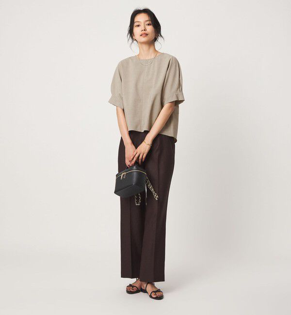UNITED ARROWS green label relaxing「リネンライク ブラウス 2 マシンウォッシャブル 接触冷感」|シャツ・ブラウス|