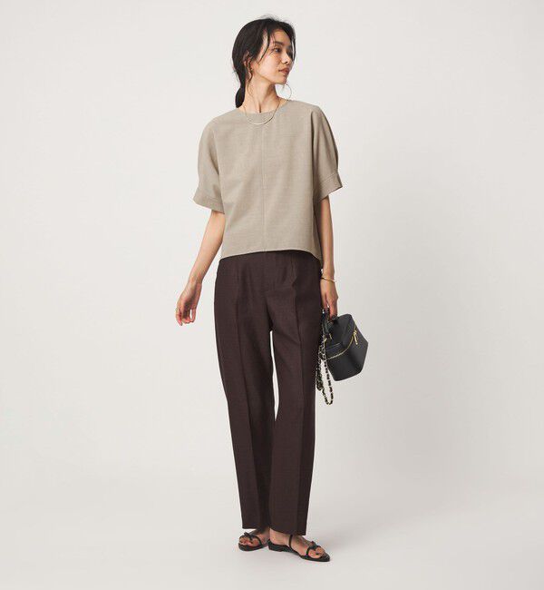UNITED ARROWS green label relaxing「リネンライク ブラウス 2 マシンウォッシャブル 接触冷感」|シャツ・ブラウス|