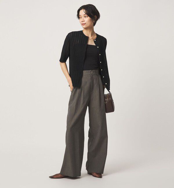 UNITED ARROWS green label relaxing「ガラアミ クルーネック カーディガン」|カーディガン|