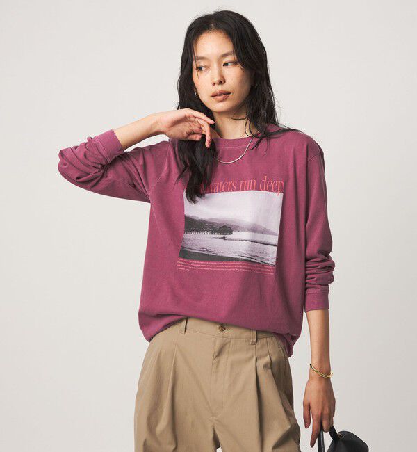UNITED ARROWS green label relaxing「【別注】＜Various Timeless Arts＞プリント ロングスリーブTシャツ」|Tシャツ・カットソー|