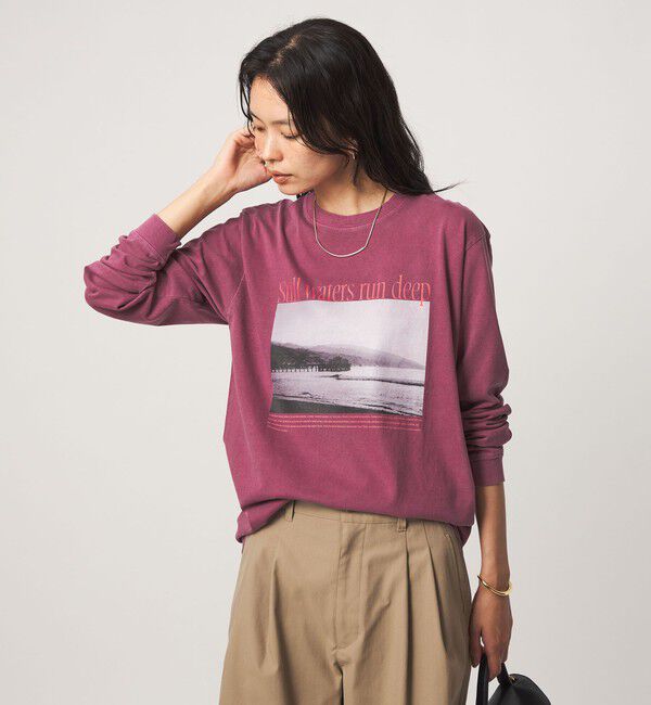UNITED ARROWS green label relaxing「【別注】＜Various Timeless Arts＞プリント ロングスリーブTシャツ」|Tシャツ・カットソー|