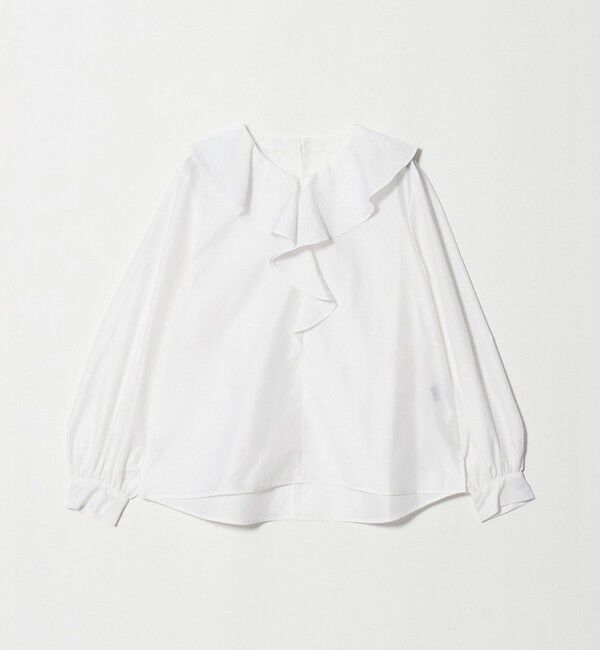 UNITED ARROWS green label relaxing「ラッフル ロングスリーブ ブラウス」|シャツ・ブラウス|