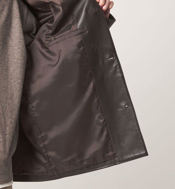 UNITED ARROWS green label relaxing「ラムレザー カバーオール」|その他|