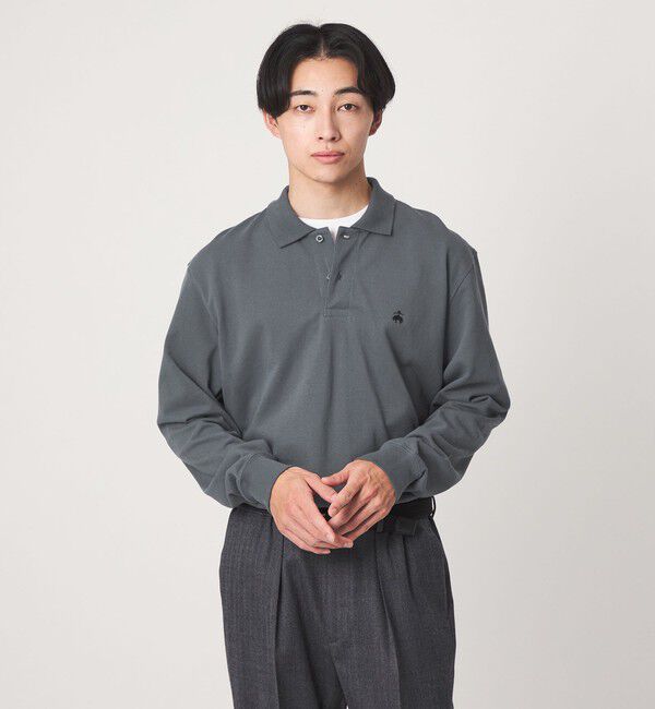 UNITED ARROWS green label relaxing「【別注】＜Brooks Brothers＞GLR カノコ ポロシャツ」|ポロシャツ|DK.GRAY