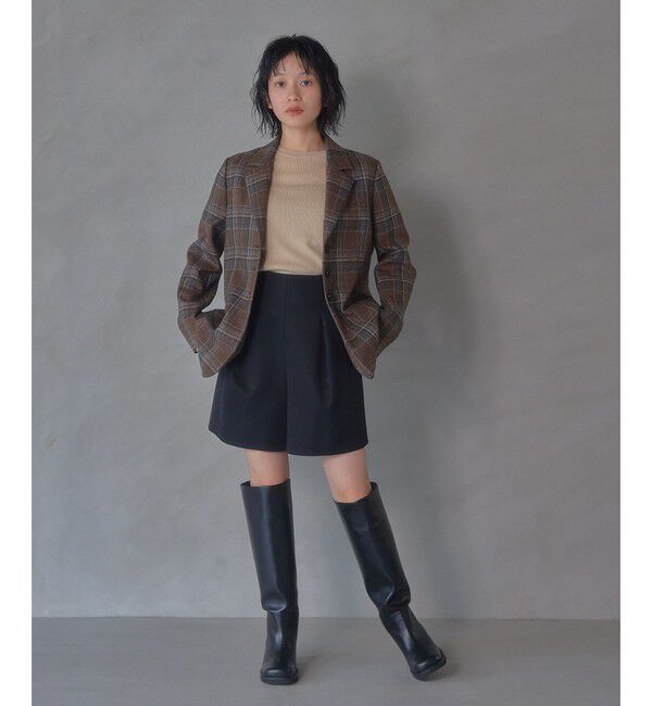 EMMEL REFINES「＜EMMEL REFINES＞EM ミックス ツイード チェック ジャケット」|テーラードジャケット|