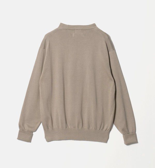 UNITED ARROWS green label relaxing「FINE BASIC アメリカンシーアイランドコットン クルーネック ニット」|ニット・セーター|