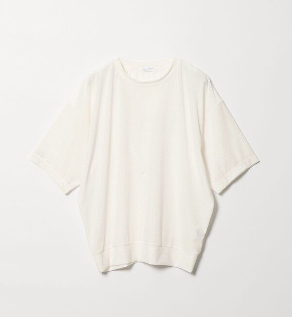 BEAUTY&YOUTH UNITED ARROWS「【WEB限定】シアー ベロア スウェット Tシャツ」|Tシャツ・カットソー|WHITE