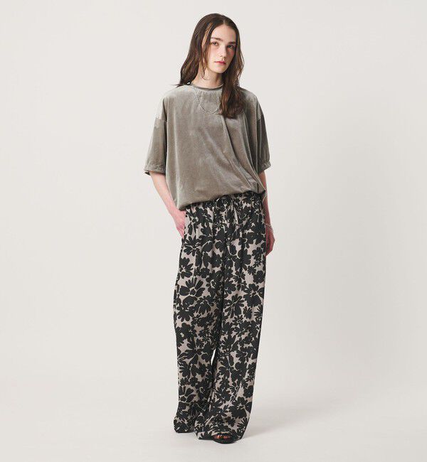 BEAUTY&YOUTH UNITED ARROWS「【WEB限定】シアー ベロア スウェット Tシャツ」|Tシャツ・カットソー|
