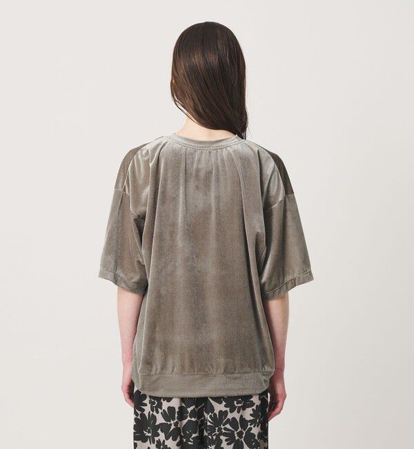 BEAUTY&YOUTH UNITED ARROWS「【WEB限定】シアー ベロア スウェット Tシャツ」|Tシャツ・カットソー|