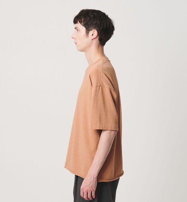 BEAUTY&YOUTH UNITED ARROWS「ネップ コットン カットオフ クロップド Tシャツ」|Tシャツ・カットソー|