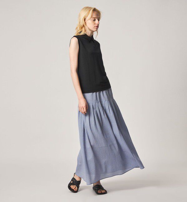 STEVEN ALAN「＜Steven Alan＞ウール ジャージー ノースリーブ プルオーバー」|Tシャツ・カットソー|