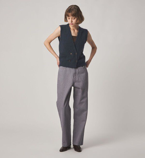 STEVEN ALAN「＜Steven Alan＞ウール モヘヤ ナイロン ダブルボタン ベスト」|ベスト・ジレ|