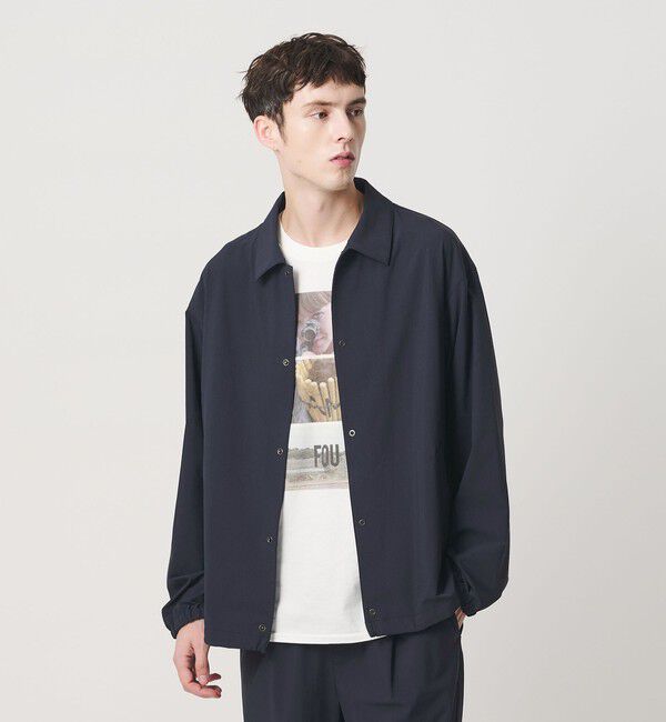 BEAUTY&YOUTH UNITED ARROWS「【WEB限定】360&deg;MASTER バルーン コーチ ジャケット セットアップ対応 撥水 ストレッチ ウォッシャブル」|シャツ・ブラウス|NAVY