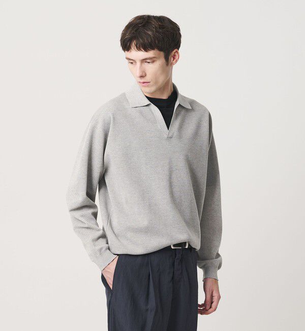 BEAUTY&YOUTH UNITED ARROWS「メランジ ミラノ スキッパー ニット ウォッシャブル」|ニット・セーター|
